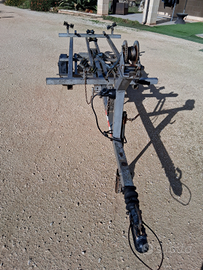 Carrello barca 600kg basculante da cantiere