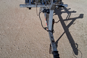 Carrello barca 600kg basculante da cantiere