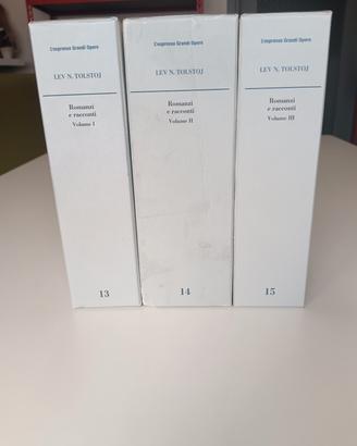 Lev Tolstoj Romanzi e Racconti 3 Volumi 