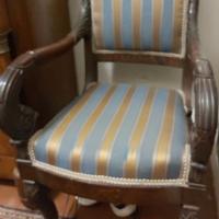 Coppia poltrone Impero Carlo X