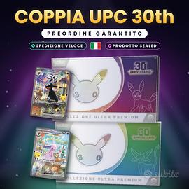 UPC 30th anniversario pokèmon COPPIA sealed ita