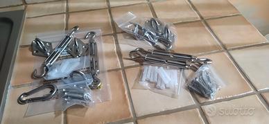 Kit montaggio vela ombreggiante