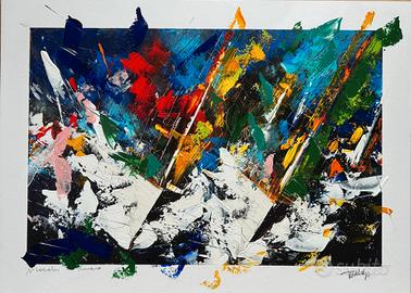 Alinghi Cup. Francesco Toraldo. Serigrafia 