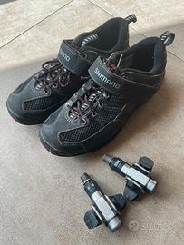 Scarpe + pedali attacco rapido
