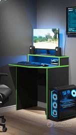 Vicco Oskar Design scrivania gaming compatta