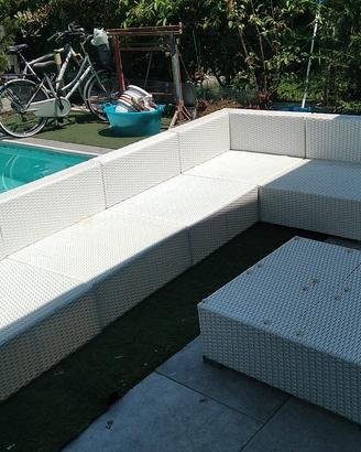 Poltrone e tavolino giardino