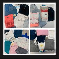 4 Set abbigliamento  bambina 10 anni - 32 pezzi