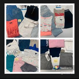 4 Set abbigliamento  bambina 10 anni - 32 pezzi