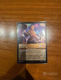 Lorcana kristoff 2/P2 it  5 near mint promo foil