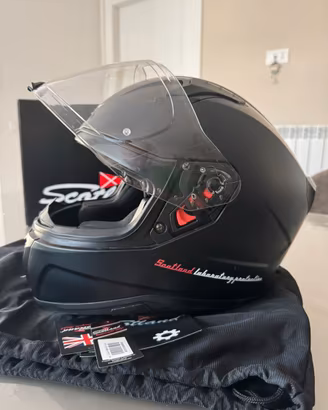 Casco integrale nero opaco scotland taglia M