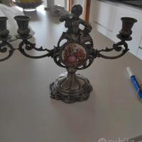 Candelabri in peltro 