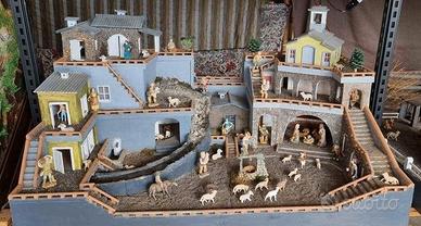 Presepe artigianale cm 120x80
