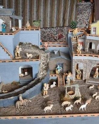 Presepe artigianale cm 120x80