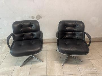 Poltroncine knoll in pelle