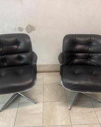 Poltroncine knoll in pelle