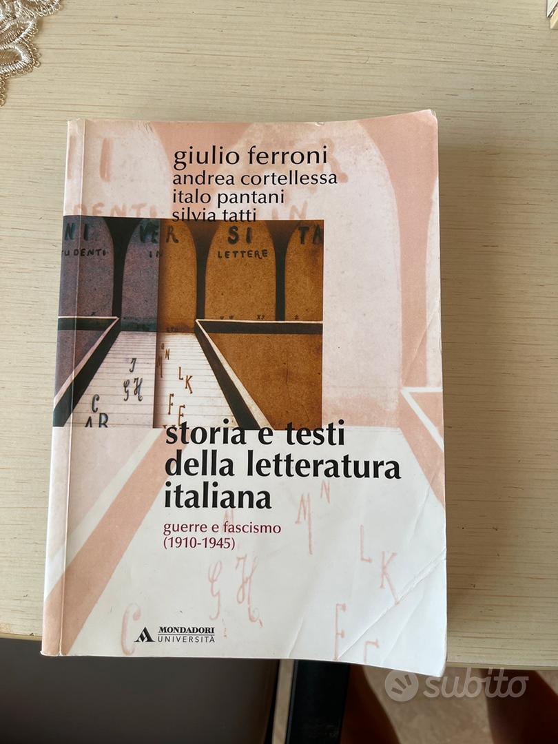 Storia e testi della letteratura italiana