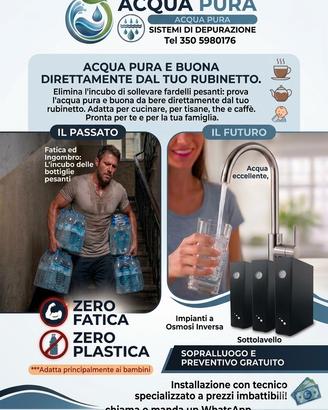 purificatore acqua