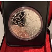 1 Dollaro d'Argento Canada XI giochi Commonwealth 
