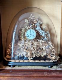 Orologio stile Parigina con campana in vetro