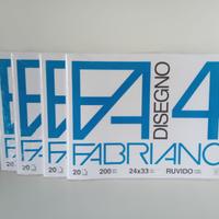 4 album disegno Fabriano formato 24x33 ruvido