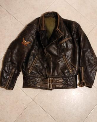 giacca pelle moto vintage anni 50-60 ZIPP RTCHS tg