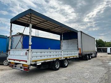 Rimorchio Zorzi biga Centinata con sponde laterali