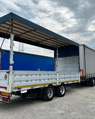 Rimorchio Zorzi biga Centinata con sponde laterali