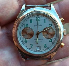 Cronografo, orologio André Mathieu usa Poljot 3133
