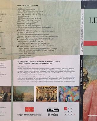 La Letteratura Italiana in CD-ROM Scala Group