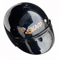 Casco moto SKA-P taglia XL nero lucido