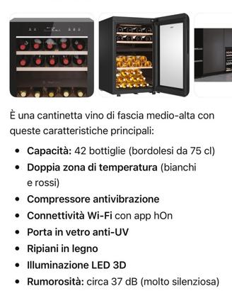 Cantinetta Vini Haier Wine Bank 50 Serie 7