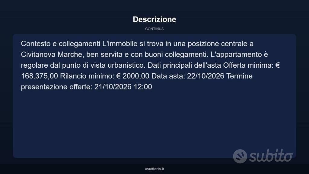 Appartamento – Civitanova Marche, Centro - Vista 4