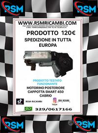 MOTORINO POSTERIORE CAPPOTTA SMART 450 CABRIO