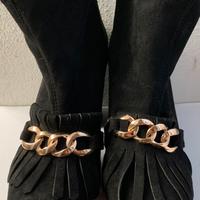 Stivaletti tacco 9cm neri Primadonna