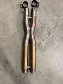 Scarico x-pipe marmitta maserati granturismo