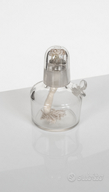 Lampada ad alcool in vetro vintage piccola