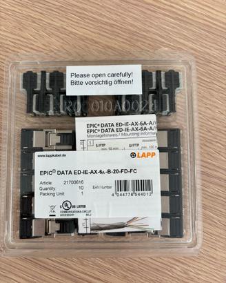 10 connettore CAT6 di LAPP ( 21700616 ) nuovi
