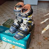 Scarpa T2 da telemark, attacco 75 mm misura 26