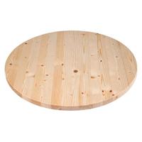 Tavola rotonda in abete monostrato diametro 80 cm