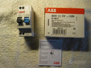 UN  Diff. Mag.  ABB DS 121 C10 230V  (NUOVO)