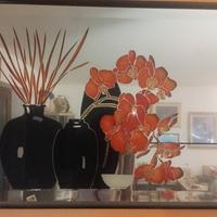 specchio decorato da parete 