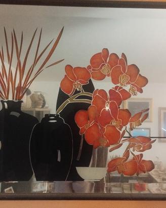 specchio decorato da parete 