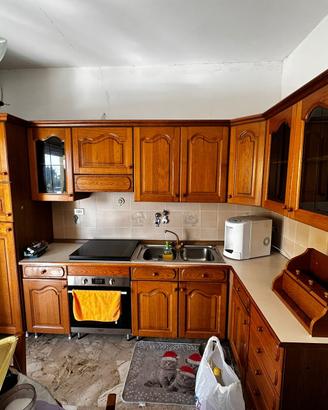 Cucina in lwgno massello angolare
