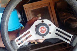 Volante completo di mozzo e clacson A112 Abarth