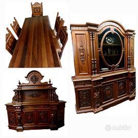 Sala classica completa in stile antico
