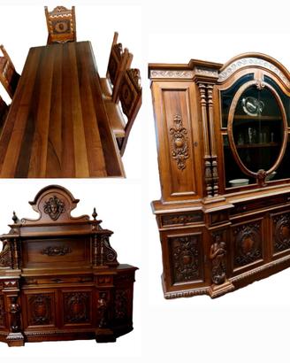 Sala classica completa in stile antico