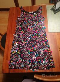 vestito elegante Twins  paillets colorato