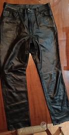 pantaloni in pelle 