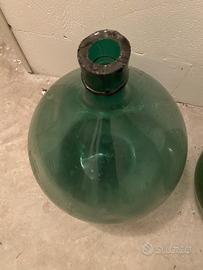 Damigiana in vetro soffiato