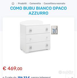 Como  Bubu bianco opaco